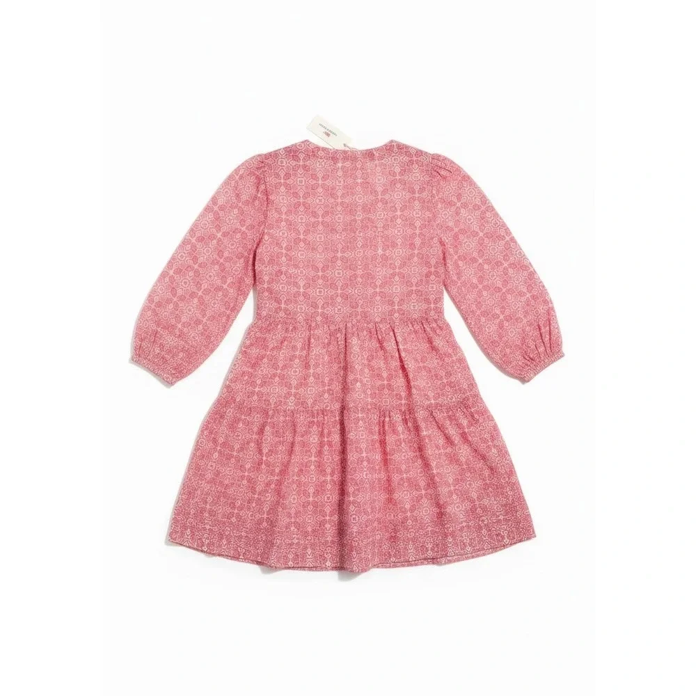 Vineyard Vines Tiered Mini Dress Womens XS Coral Pink NWT
